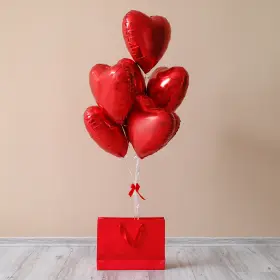 heart balloons